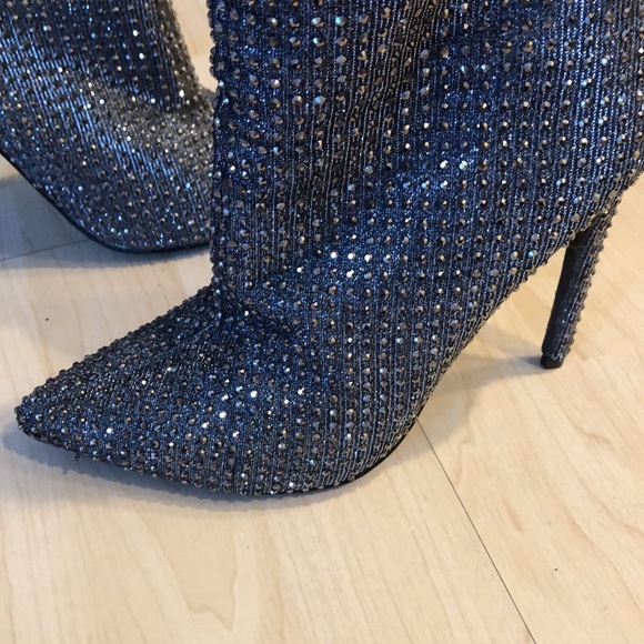 Steve Madden Rhinestone Boots - Picture 2 of 9